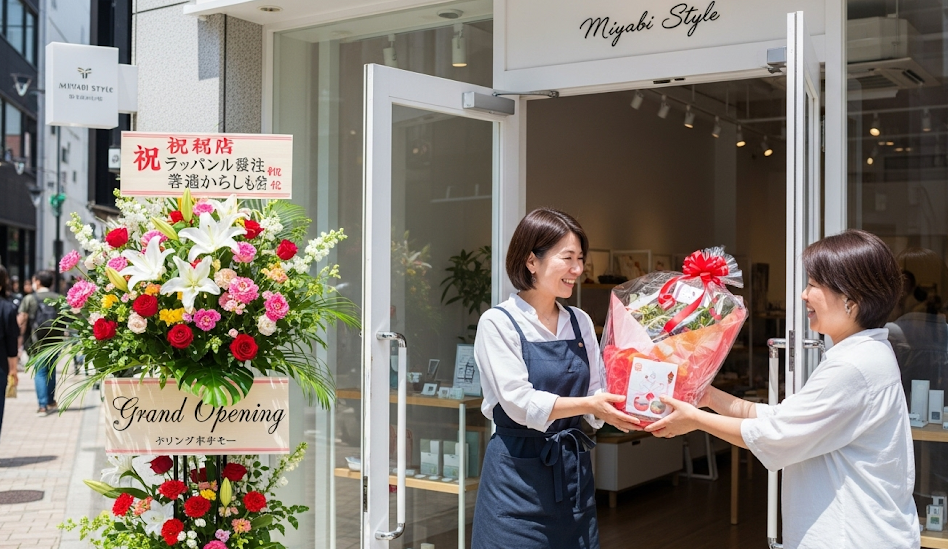 開店祝いは何がいい?相場・マナーから人気ギフトまで完全解説