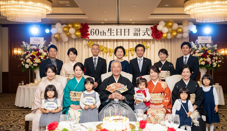 還暦祝いに参加する際のホテルでの服装のマナーを解説